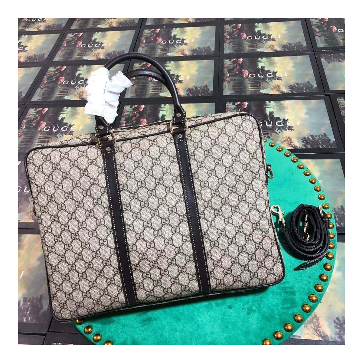 Gucci GG Supreme Medium Briefcase 201480