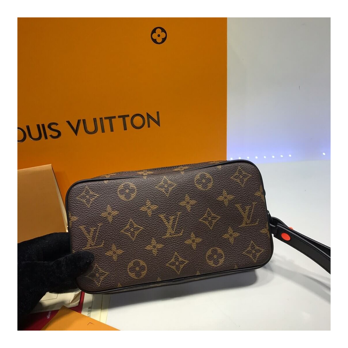 Louis Vuitton Monogram Virgil Abloh Clutch M44458