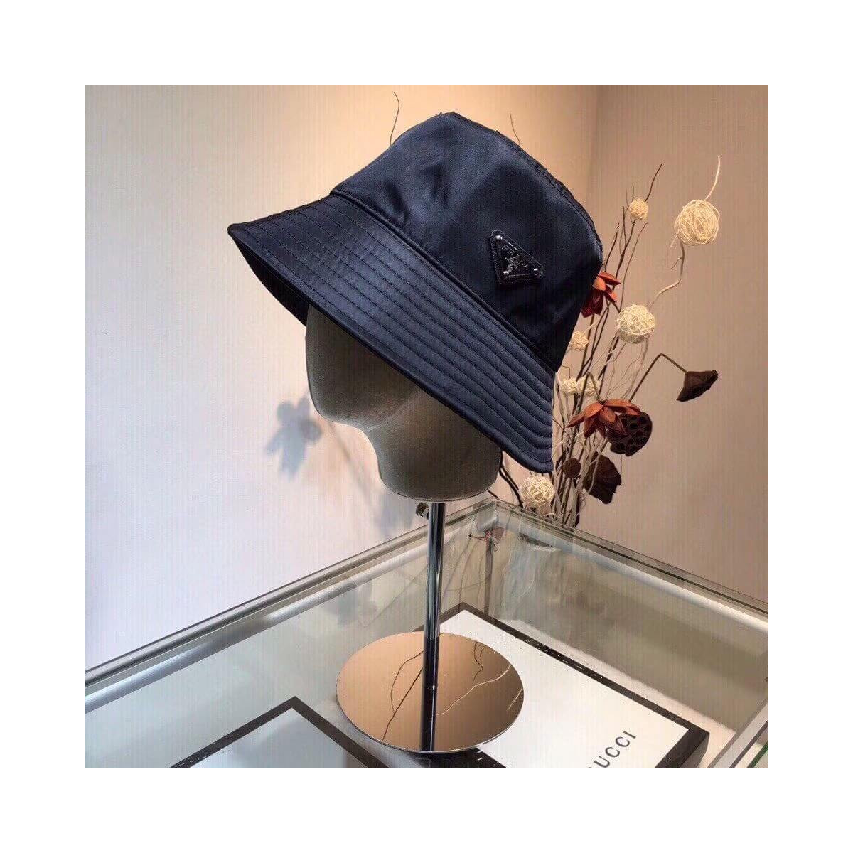 Prada Nylon Rain Hat 2HC137