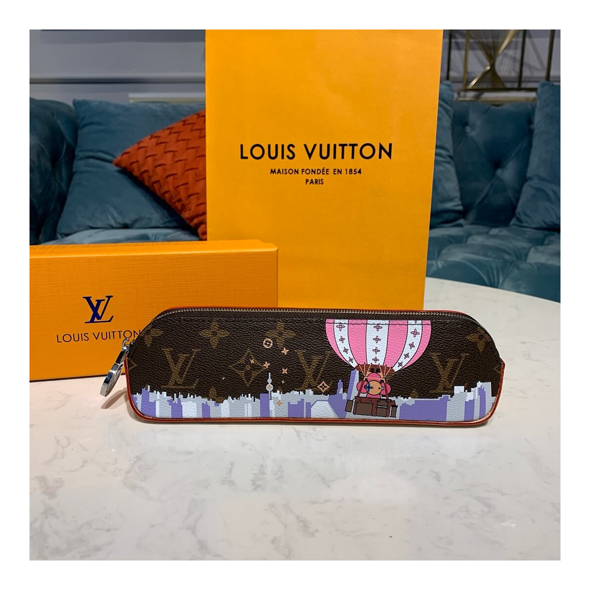 Louis Vuitton Shanghai Elizabeth Pencil Pouch GI0412