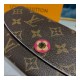 Louis Vuitton Monogram Canvas Emilie Wallet M68331