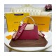 Louis Vuitton Capucines BB M59061 Eggshell/Lie de Vin Red