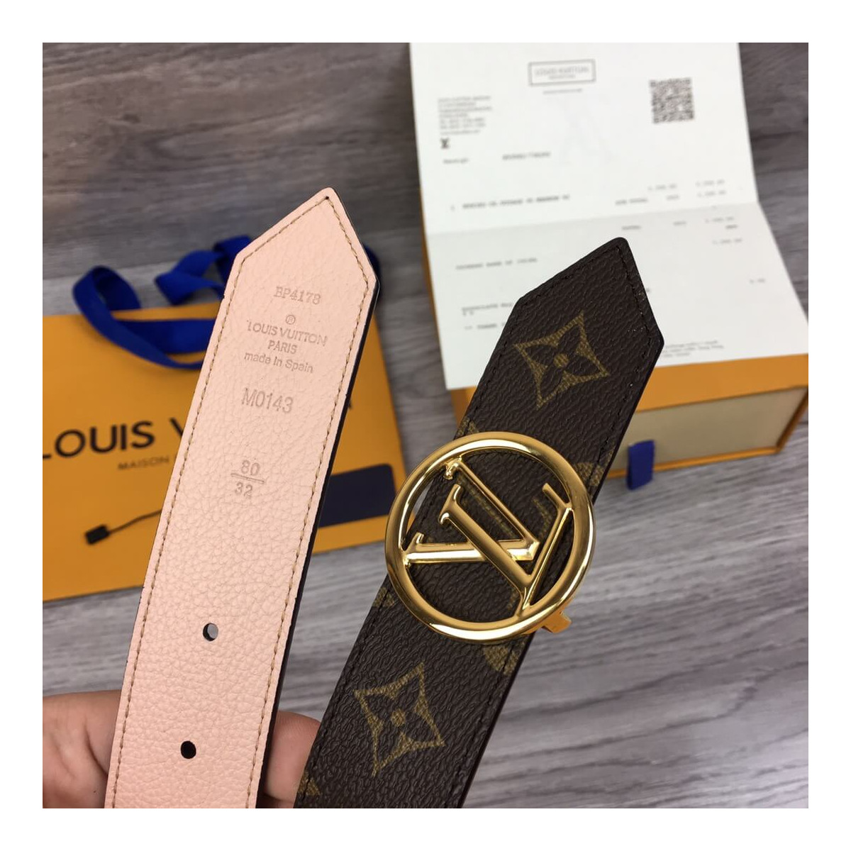 Louis Vuitton Circle 35mm Reversible Belt M0143U