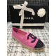 Chanel CC Quilted Espadrilles G29762 Pink/Black