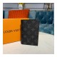 Louis Vuitton Monogram Eclipse Passport Cover M64501