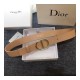 Christian Dior Nude Leather 30 Montaigne Belt B0077