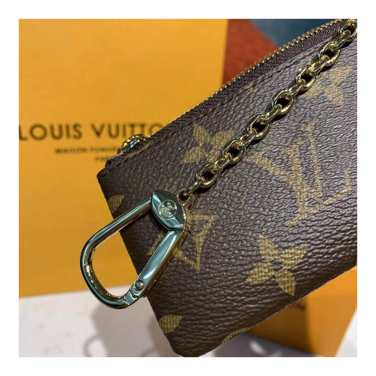 Louis Vuitton Monogram Canvas Key Pouch M62650