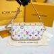 Louis Vuitton Multicolor Pochette Accessoires Pouch M92649 White