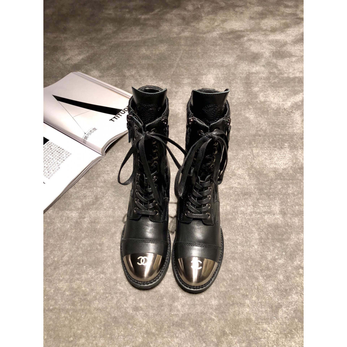 Chanel Frye Harness Boot C1120C