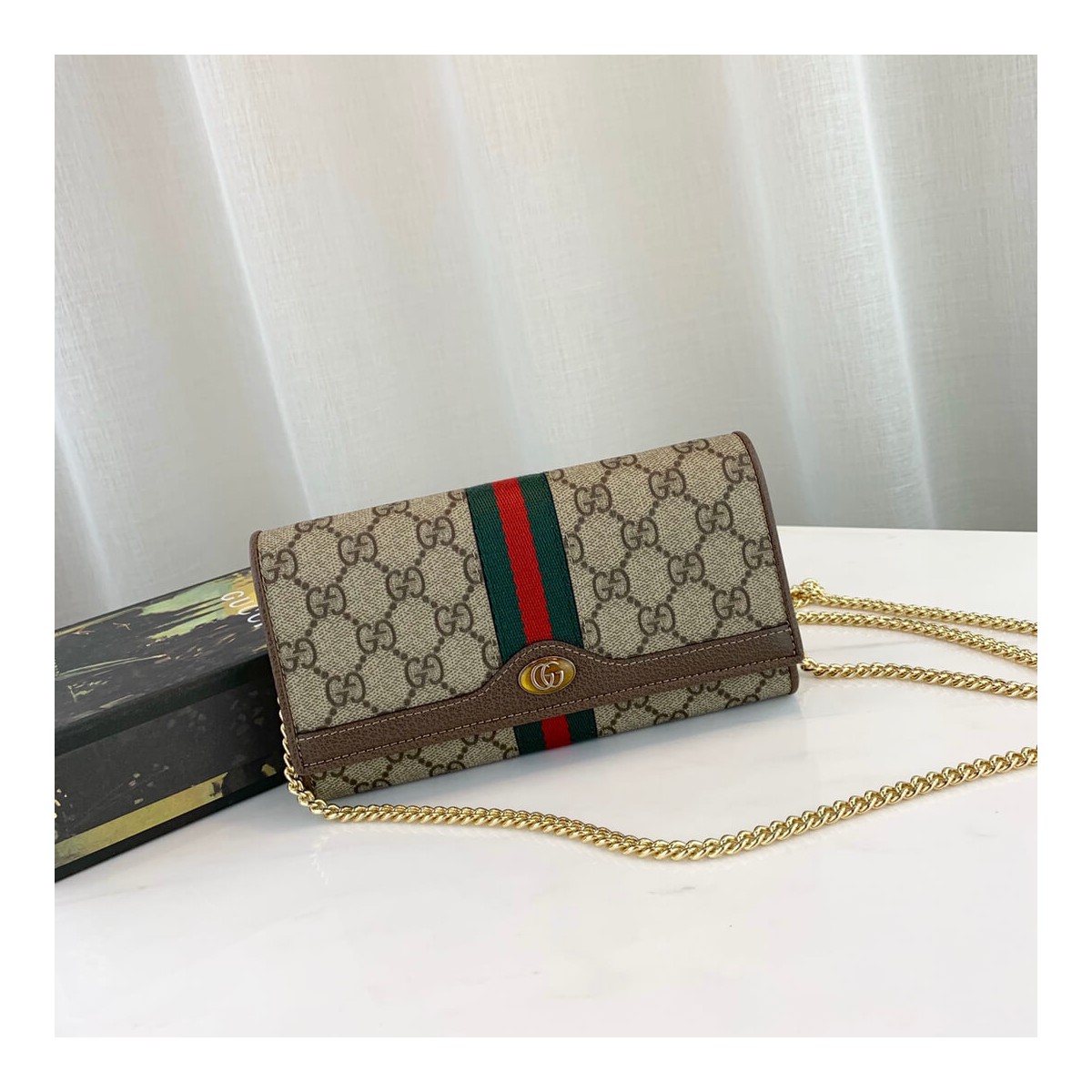 Gucci Ophidia GG Chain Wallet 546592