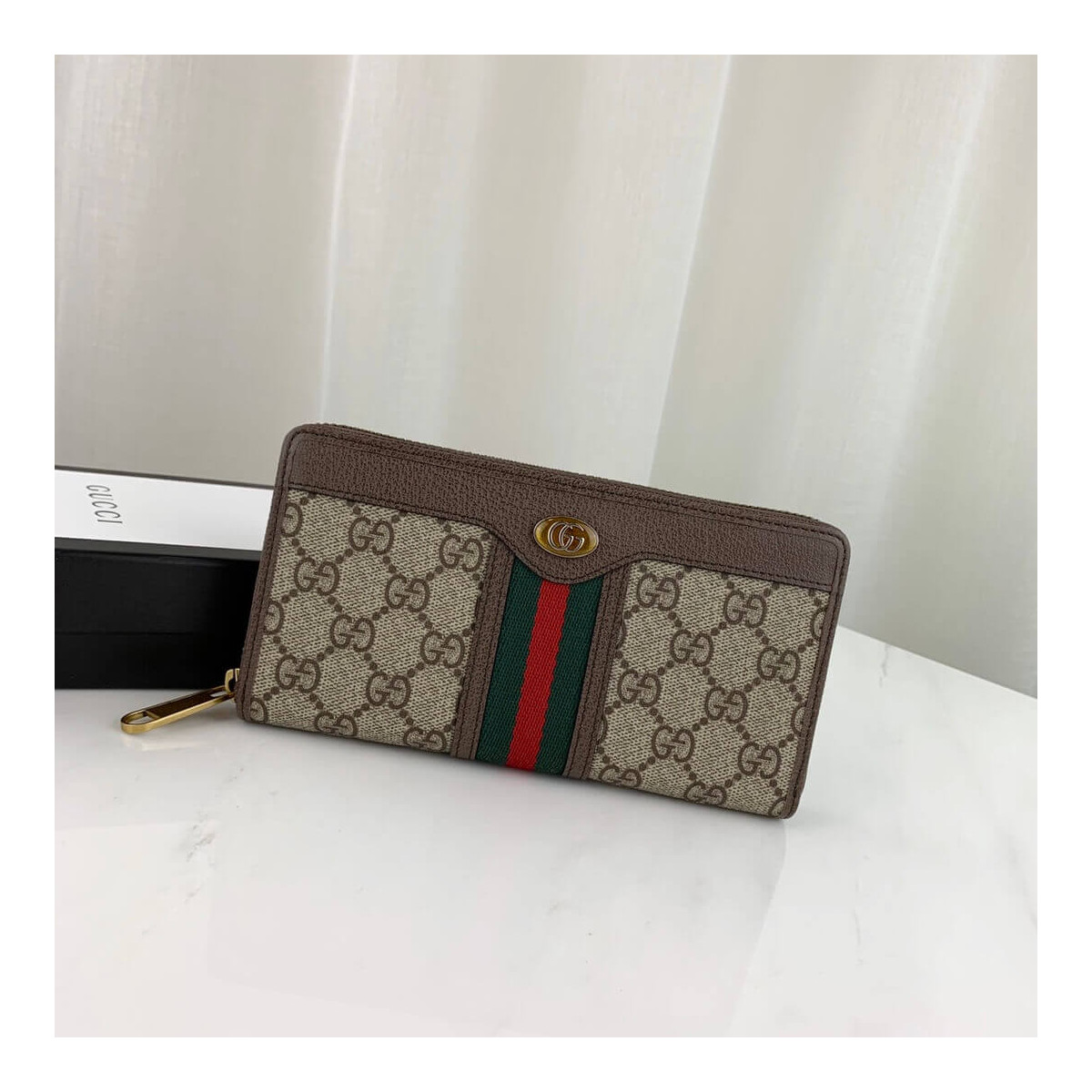 Gucci Ophidia GG Zip Around Wallet 597612