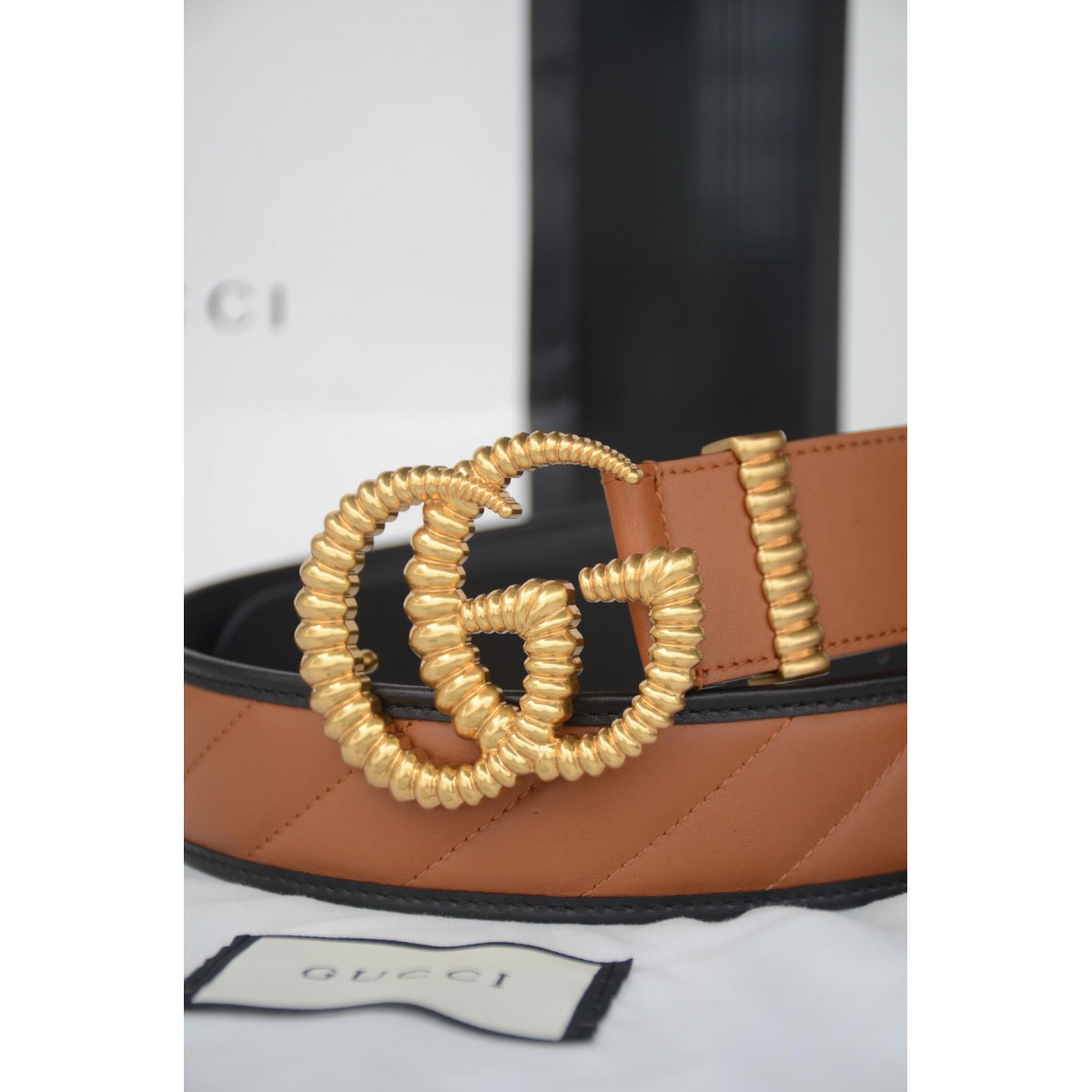 Gucci Belt With Torchon Double G Buckle 576202