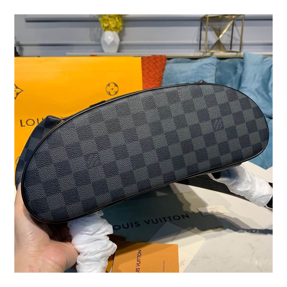 Louis Vuitton Damier Graphite Canvas Christopher PM N41379