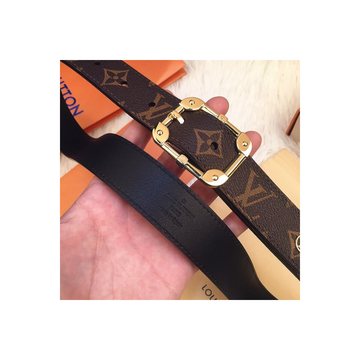 Louis Vuitton Malletier 30mm Belt M0312