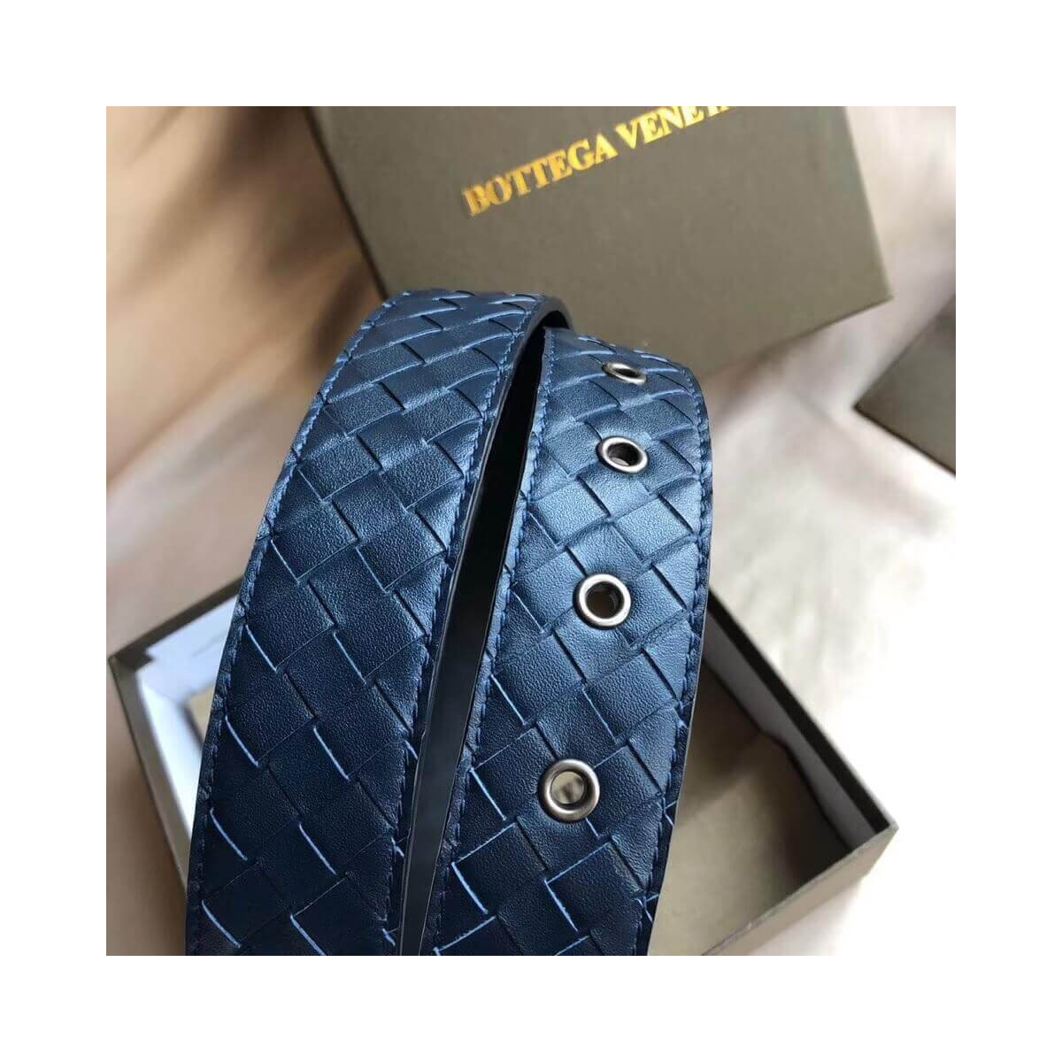 Bottega Veneta Intrecciato Weave Belt 271932