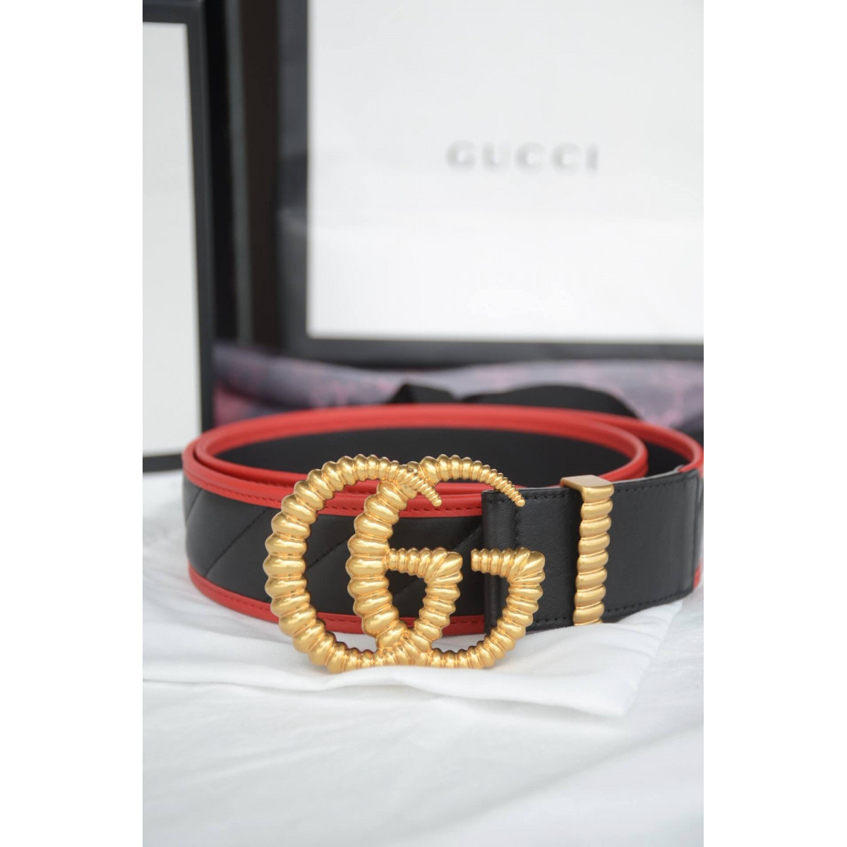 Gucci Belt With Torchon Double G Buckle 576202