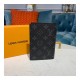 Louis Vuitton Monogram Eclipse Pikachu Print Passport Cover M64501