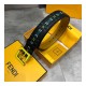 Fendi 40mm Leather Belt 8C057