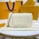 Louis Vuitton Monogram Empreinte Leather Marceau Bag M46201 Cream