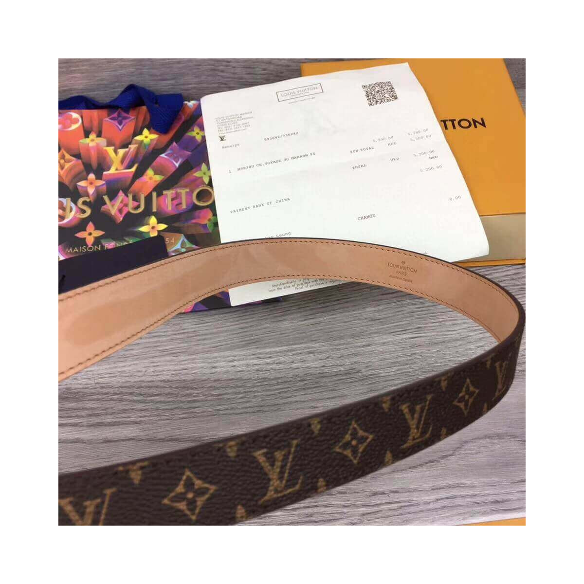 Louis Vuitton Monogram Mini Belt 25mm M9584W