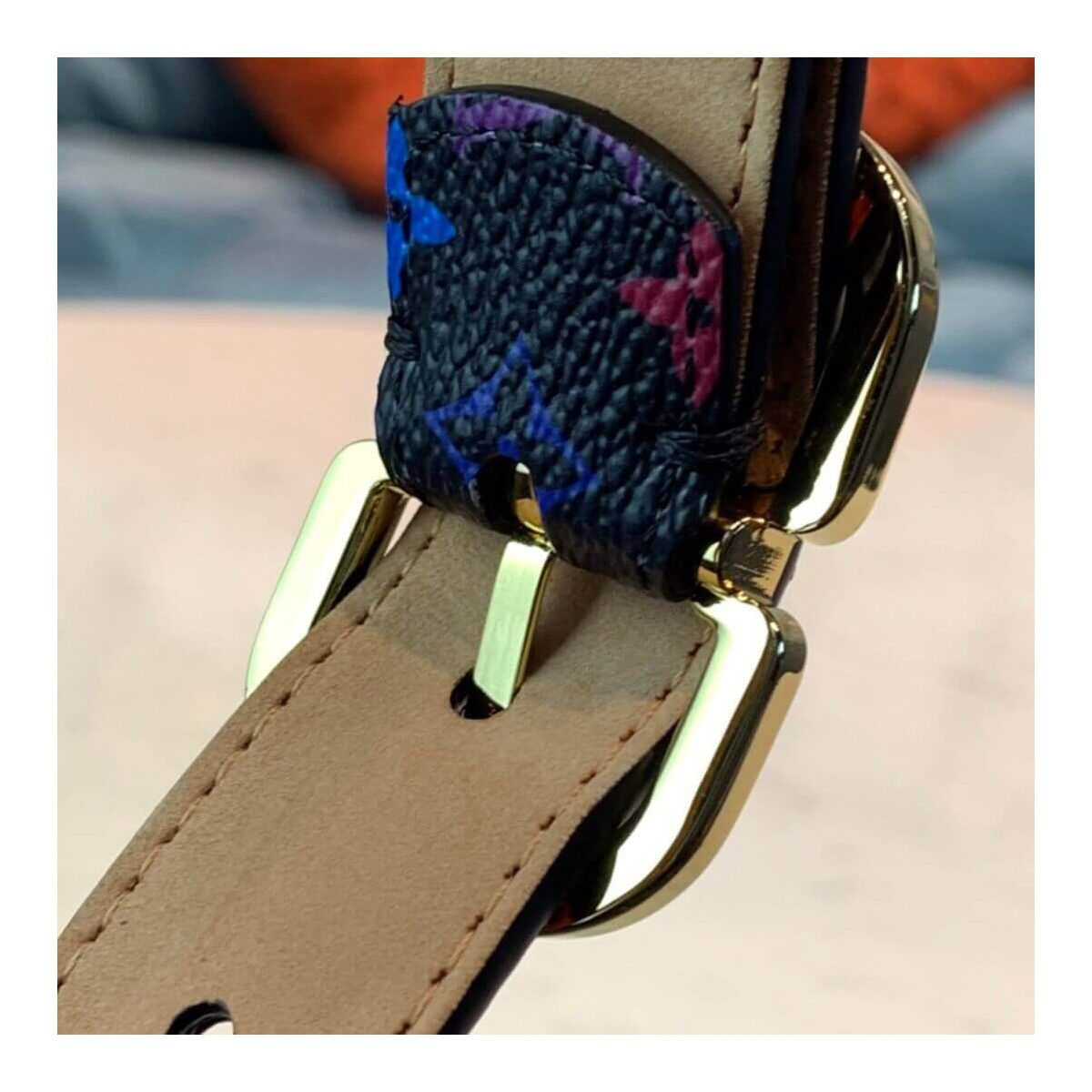 Louis Vuitton Mini Multicolor Belt 25mm M9586W