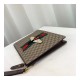 Gucci Portfolio GG Supreme Bee Pouch 433665