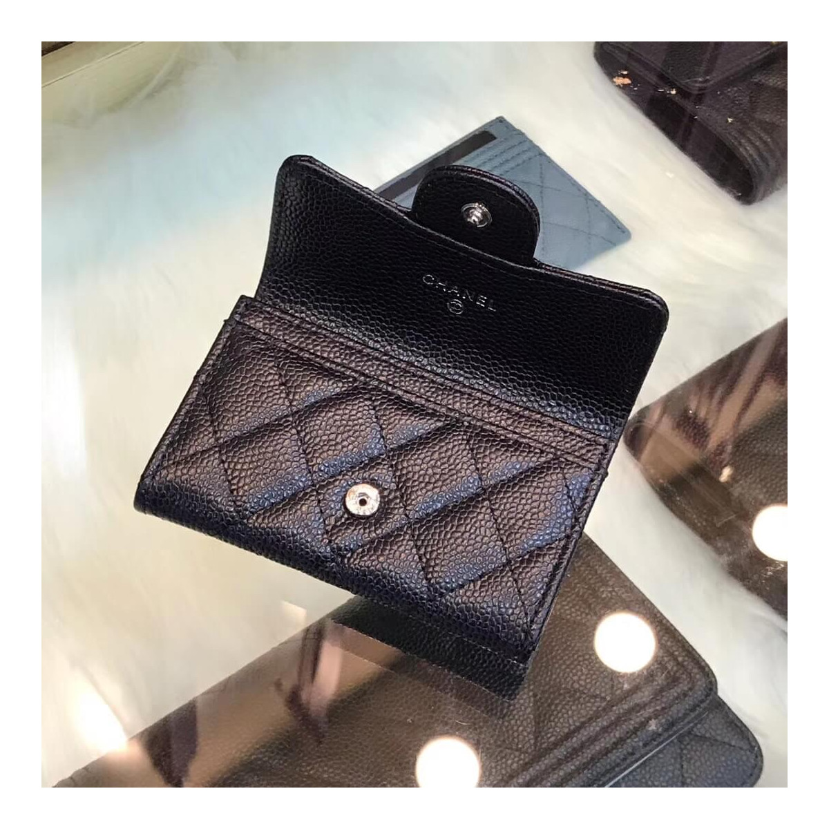 Chanel Caviar Classic Card Holder A80799