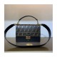 Fendi Black Leather Bag Kan I With Embossed FF Flap 8BT315