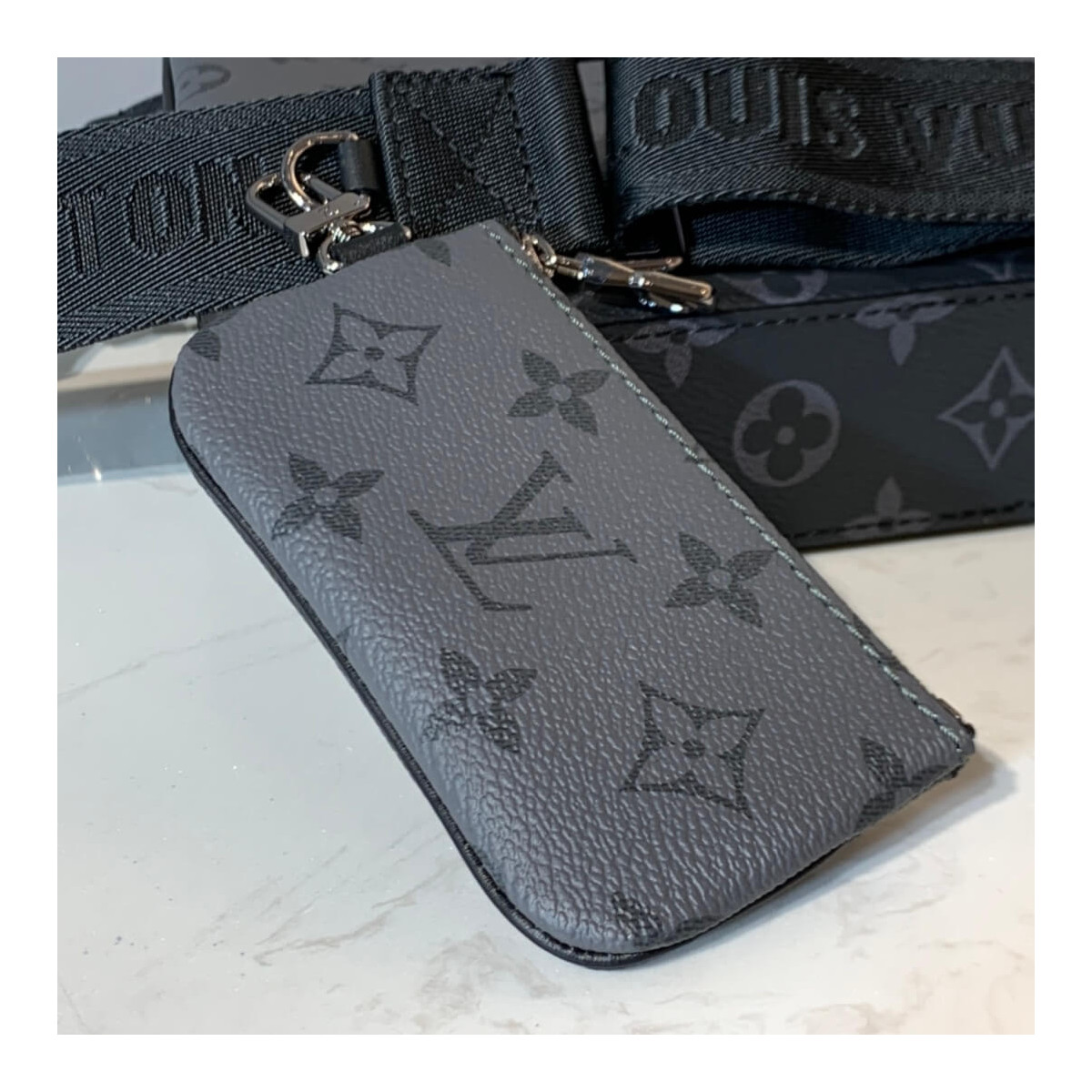 Louis Vuitton Monogram Eclipse Trio Messenger M69443