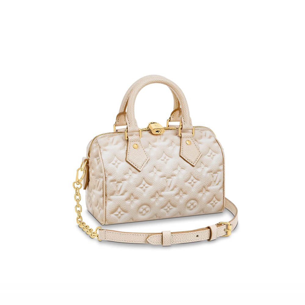 Louis Vuitton Speedy Bandouliere 20 M46163 Pale Beige