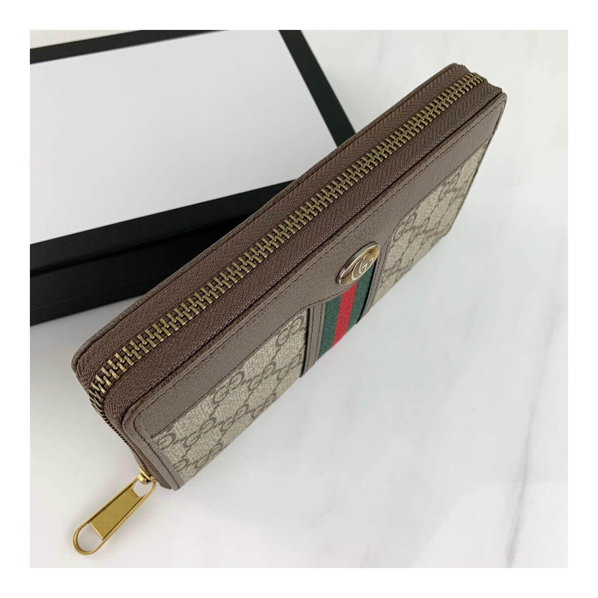 Gucci Ophidia GG Zip Around Wallet 597612