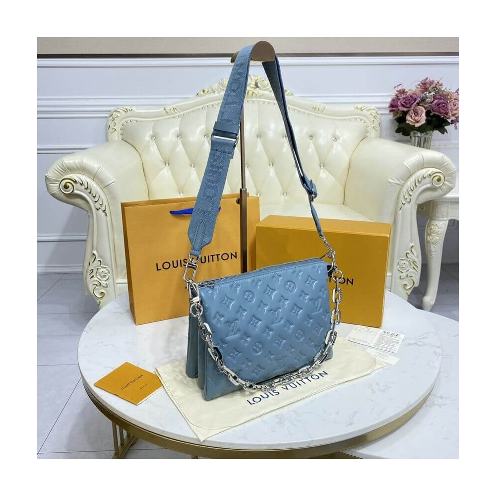 Louis Vuitton Coussin PM M58699 Bleu Glacier