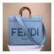 Fendi Medium Sunshine Shopper 8BH386 Light Blue