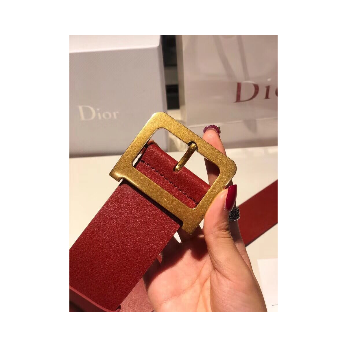 Christian Dior Diorquake 5.0cm Belt B0408