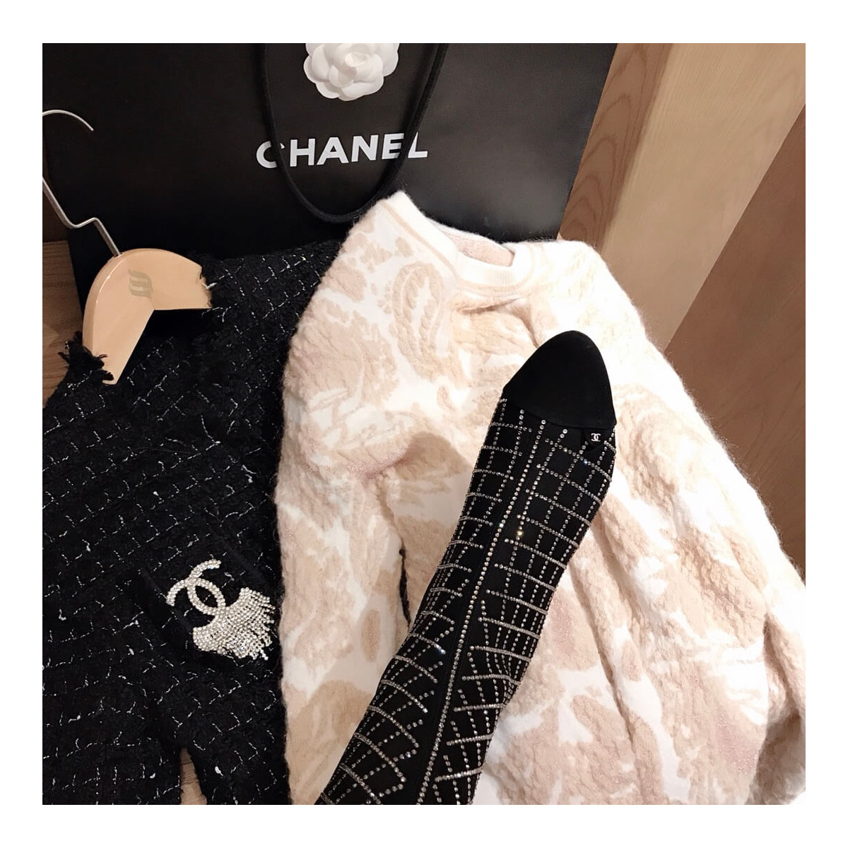 Chanel Crystal High Boots 11380