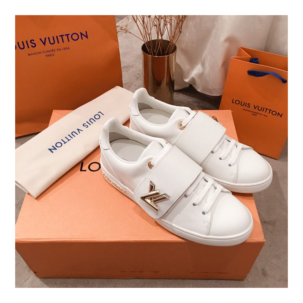 Louis Vuitton Frontrow Sneakers MS0148 White