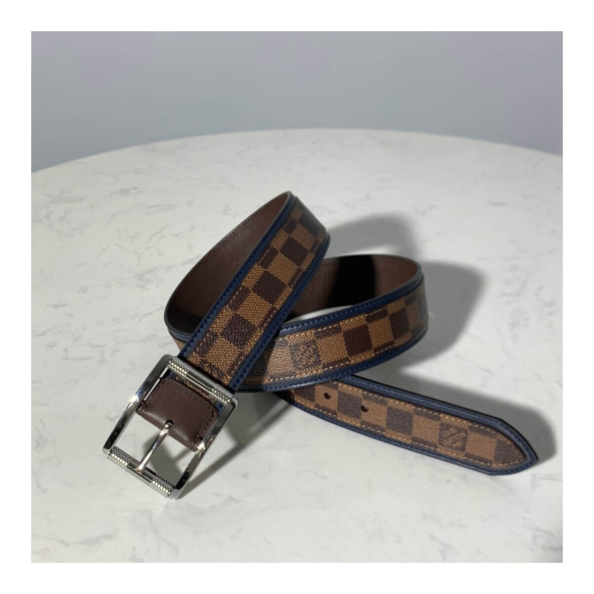 Louis Vuitton LV Reverso 40mm Reversible Belt M0038U Blue