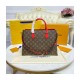 Louis Vuitton Monogram Canvas Flower Tote M43553 Red