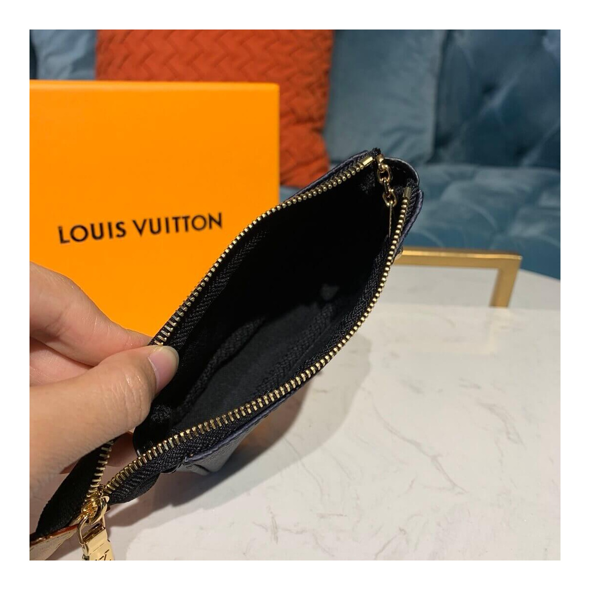 Louis Vuitton Micro Pochette Accessoires M67579 Black