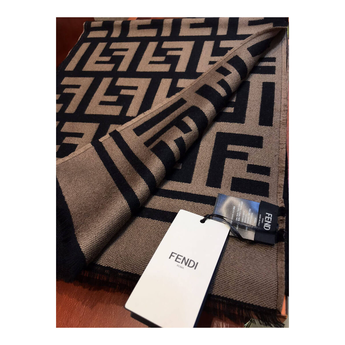 Fendi Cashmere FF Scarf 259A