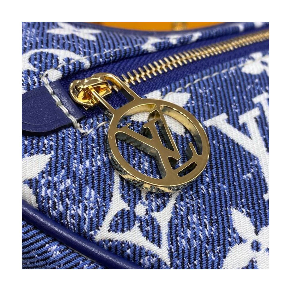 Louis Vuitton Monogram Denim Loop Bag M81166 Blue