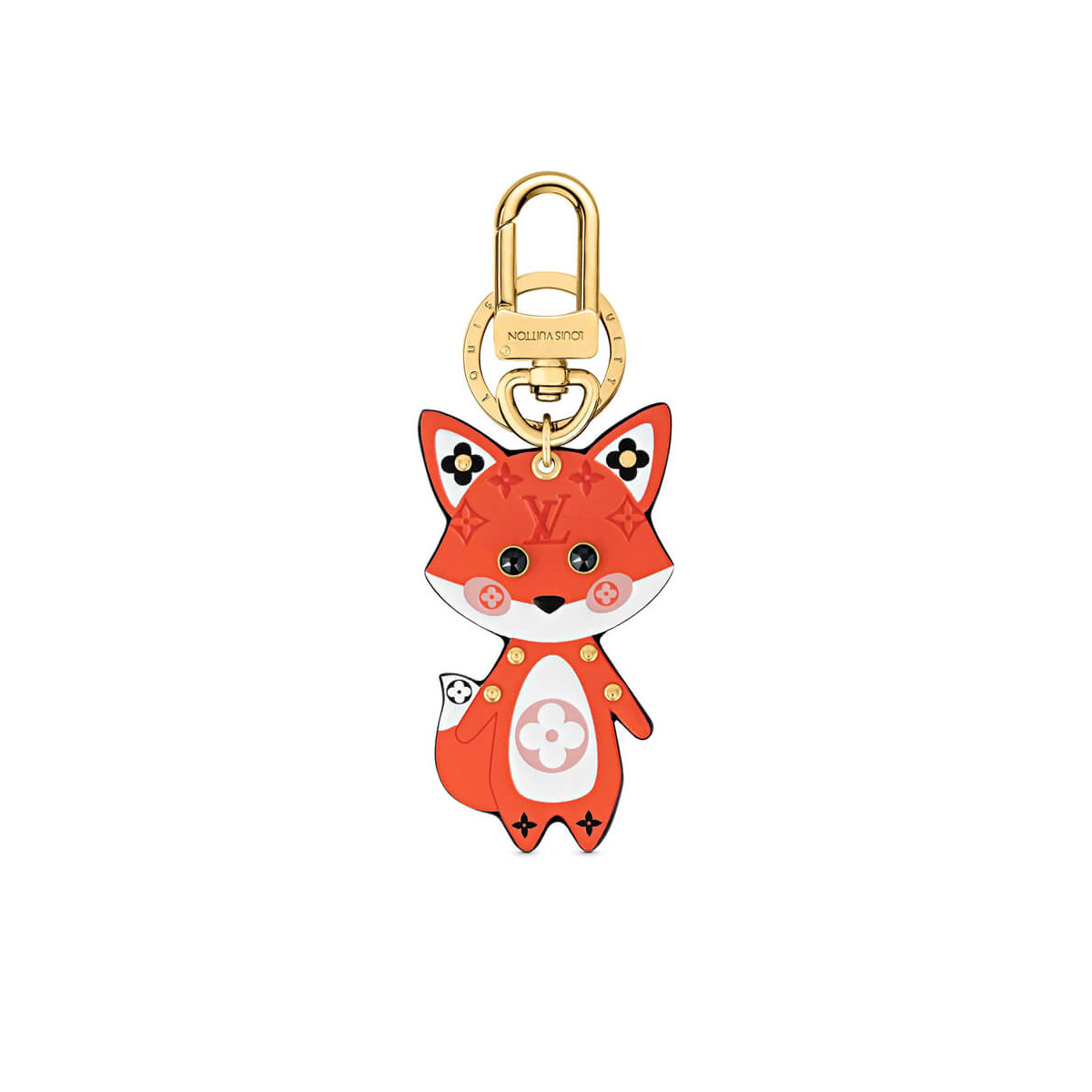 Louis Vuitton Cute Fox Bag Charm And Key Holder M69015