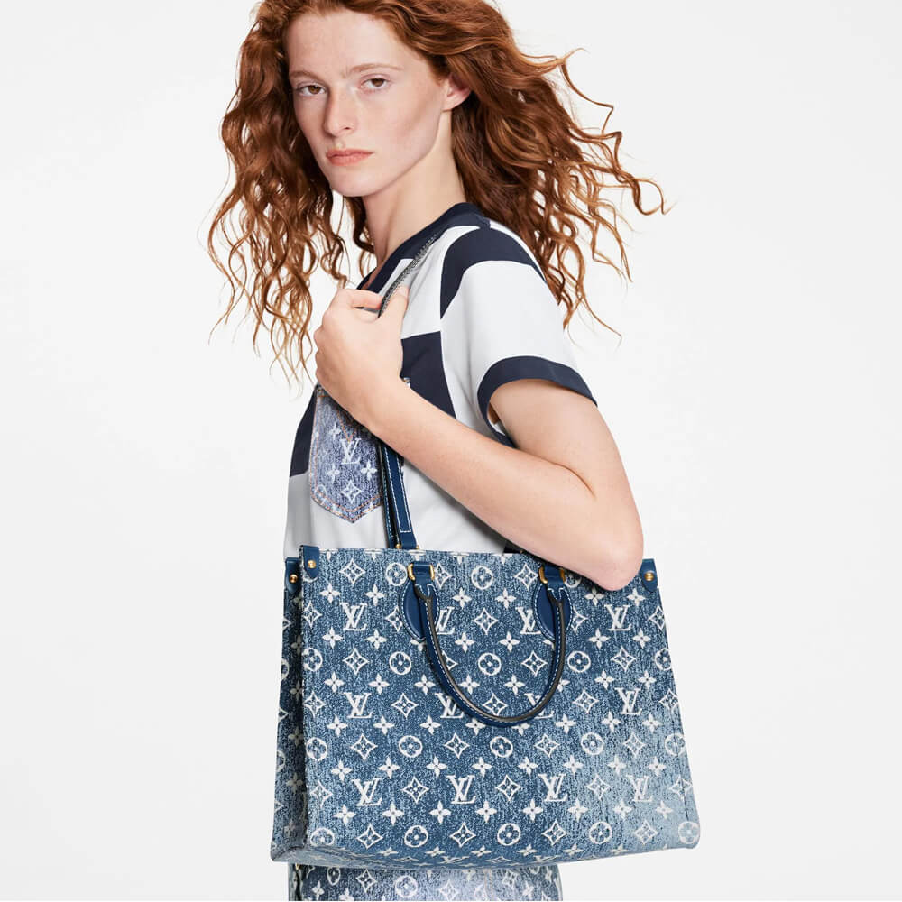 Louis Vuitton Monogram Jacquard Denim OnTheGo MM M59608