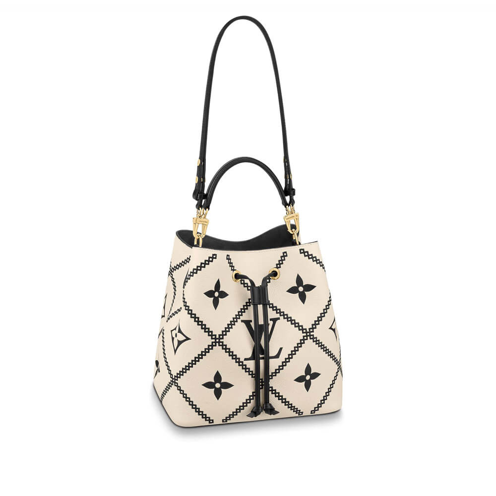 Louis Vuitton Neonoe MM M46023 Creme Beige/Black