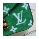 Louis Vuitton Monogram Jacquard Velvet Micro Metis M81494 Green