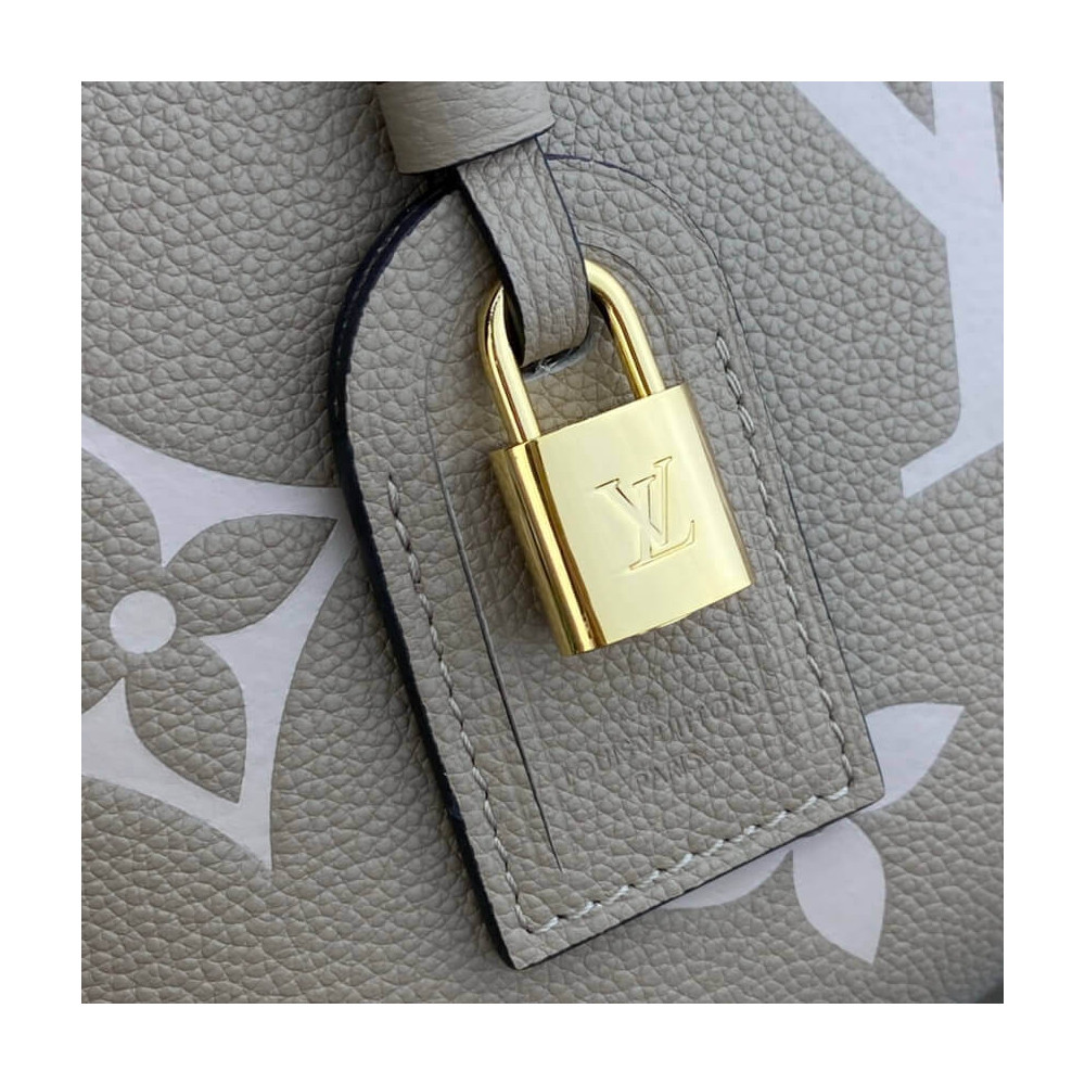 Louis Vuitton Bicolor Monogram Empreinte Leather Petit Palais M58914