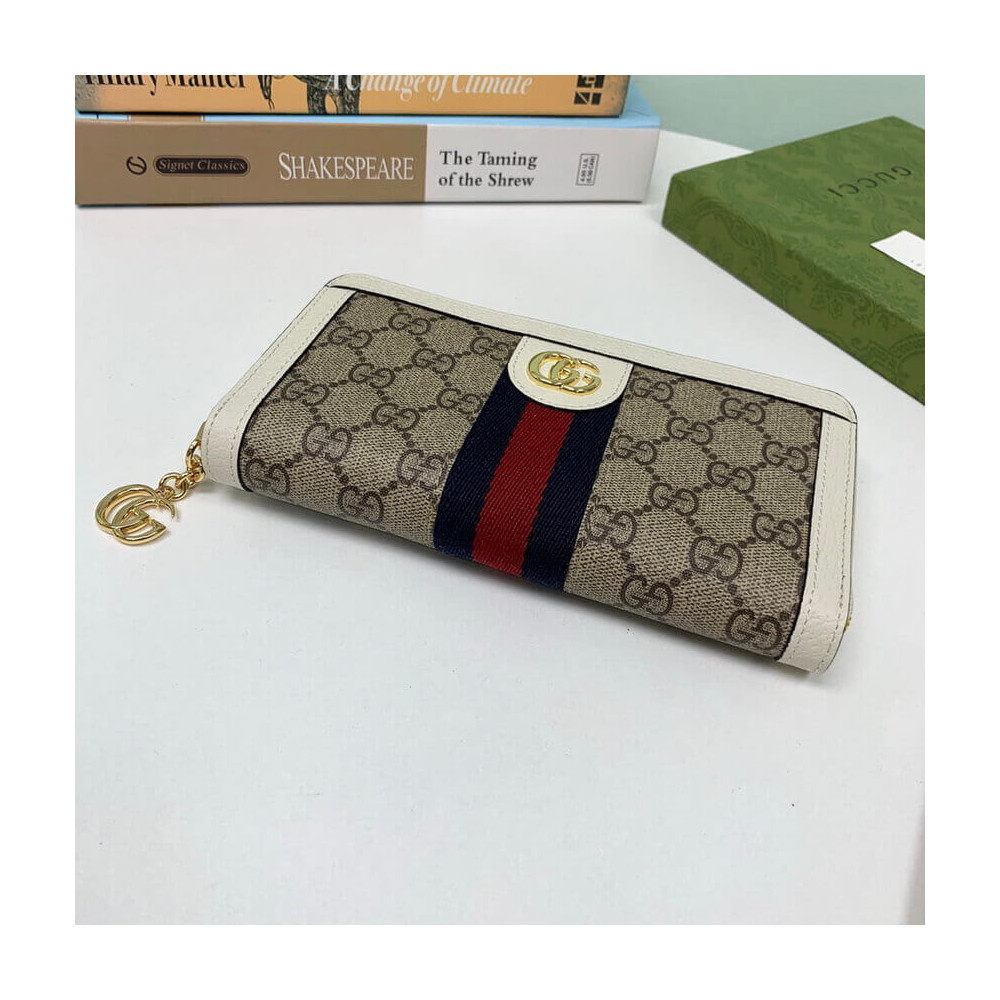 Gucci Ophidia GG Zip Around Wallet 523154