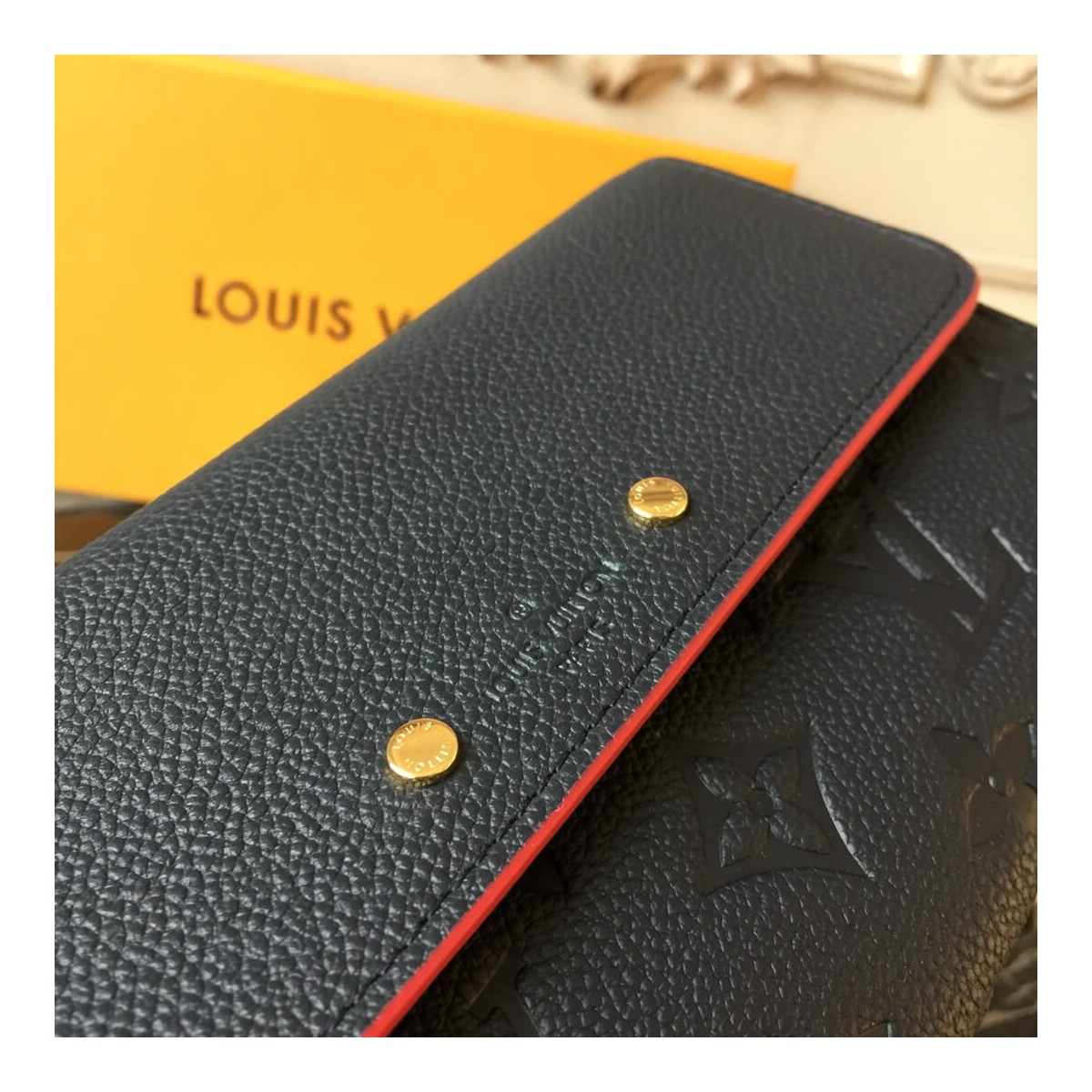 Louis Vuitton Monogram Empreinte Pont-Neuf Wallet M62127