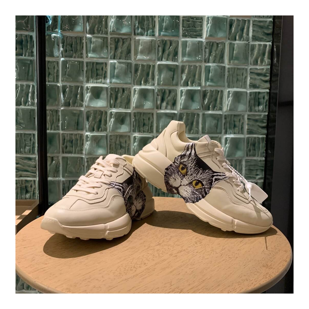 Gucci Rhyton Sneaker with Mystic Cat 583337