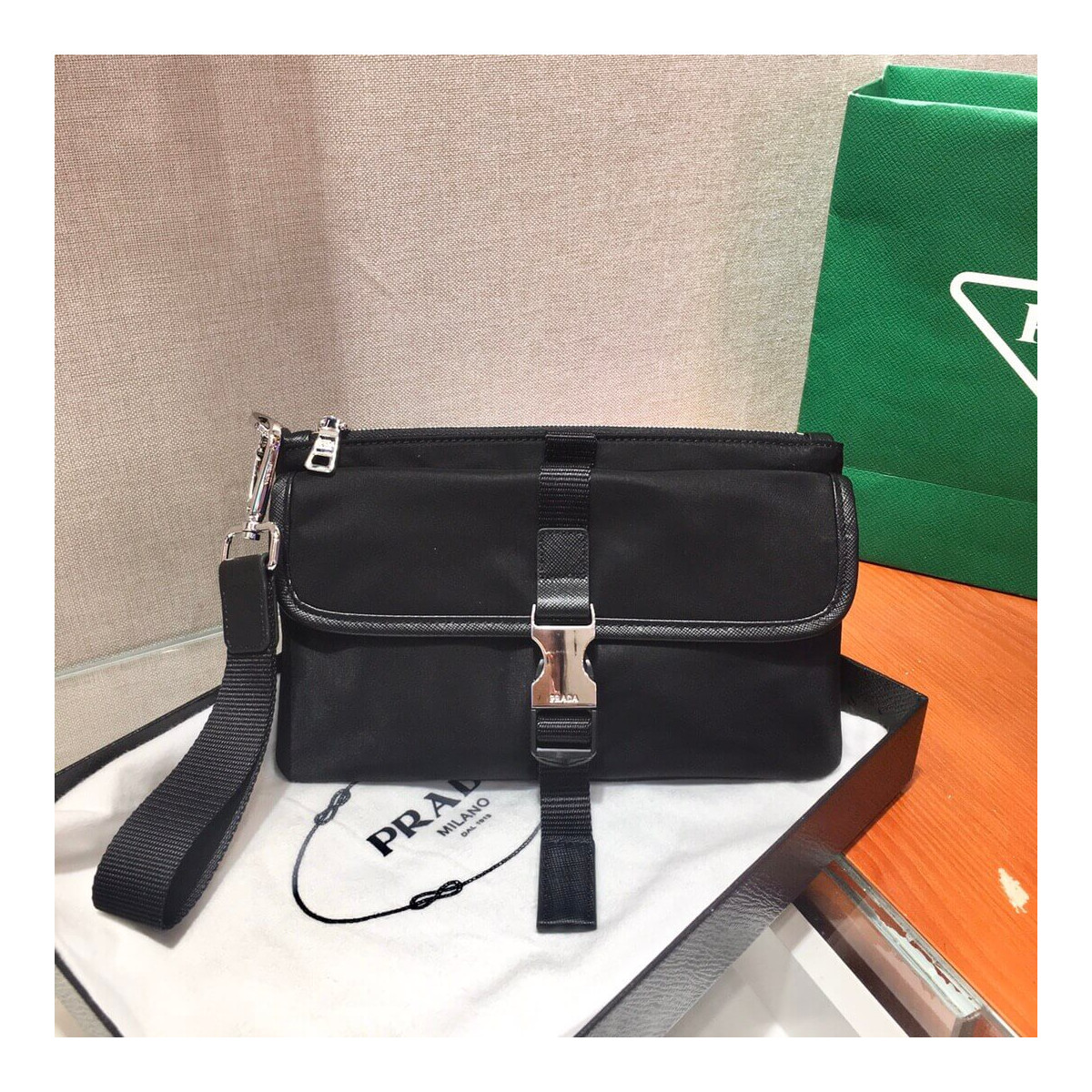 Prada Nylon Clutch 2VH011